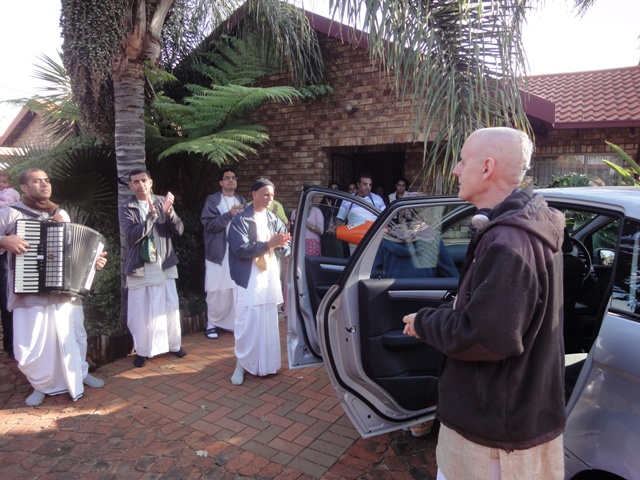Farewell Kirtan from the Pretoria Devotees