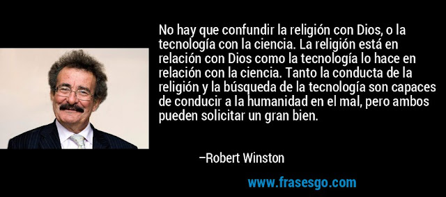 frases ciencia y religion robert winston