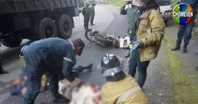 Camión con 36 militares atropelló y mató a dos motorizados en Trujillo