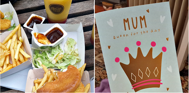 McDonalds and a Mother's Day card