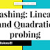 Quadratic Probing And Linear Probing : Java Program Source Code