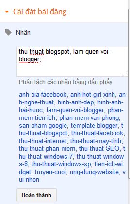 Quản lý bài viết theo nhãn giúp blog chuyên nghiệp hơn