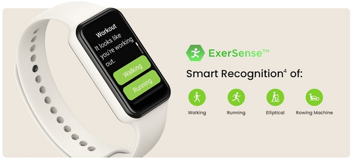 Amazfit Band 7 Sports Modes Available Exercise Detection