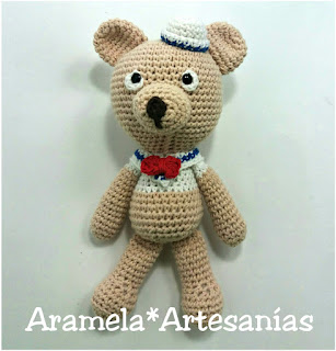 amigurumi oso marinero 5