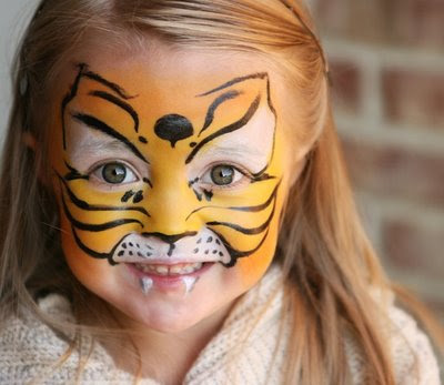 cute tiger face paint babies pictures