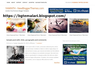 Yaminth Blogger Teması