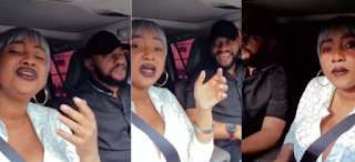 Netizens drag Actor Yul Edochie and Judy Austin as they captured singing love song together [video]