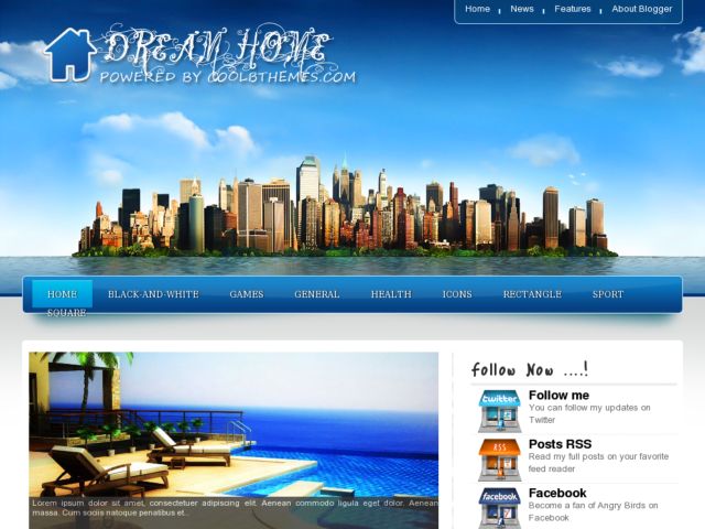 Dream Home Blogger Template