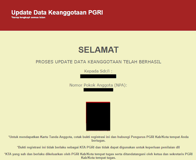 Cara Mudah Registrasi Anggota Baru dan Lama PGRI secara Online Nih Cara Registrasi Anggota Baru PGRI Online