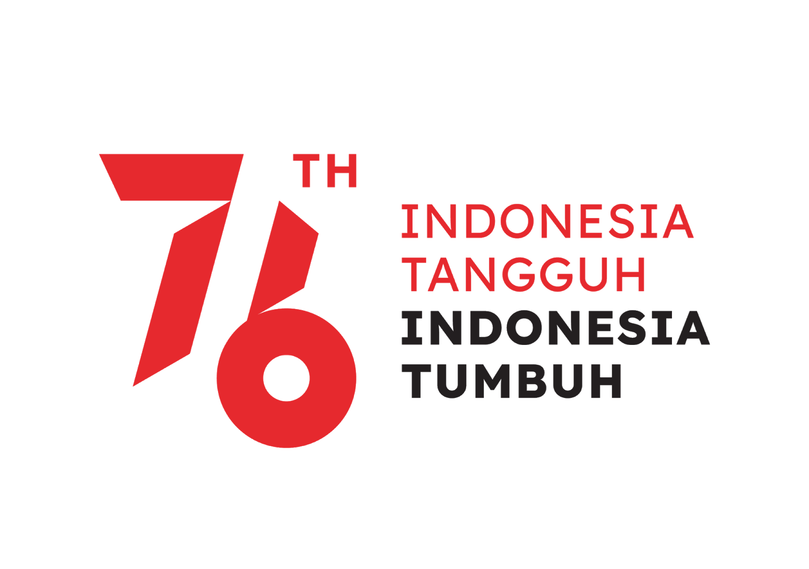 Logo HUT RI ke-76 Format PNG