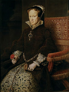 quadro de Maria I filha de Henrique VIII com Catarina de Aragão