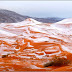 Nieva en el desierto del Sáhara por primera vez en 40 años