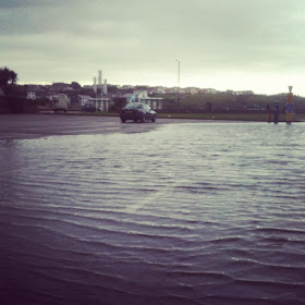 Floods at Porth, Newquay