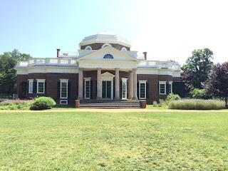 Thomas Jefferson's Monticello House in Charlottesville Virginia 