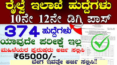 ಬನಾರಸ ಲೋಕೋ ಮೋಟಿವ್ ವರ್ಕ್ಸ್ ನೇಮಕಾತಿ 2025:374 ಹುದ್ದೆಗಳು ಹೊಸ ಅಧಿಸೂಚನೆ ಪ್ರಕಟ ರೈಲ್ವೆ ಇಲಾಖೆ ಇವತ್ತೇ ಅರ್ಜಿ ಸಲ್ಲಿಸಿ!!