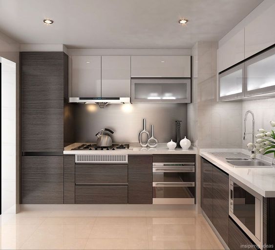 20 Ide Desain  Kitchen  Set  Minimalis Bentuk  L