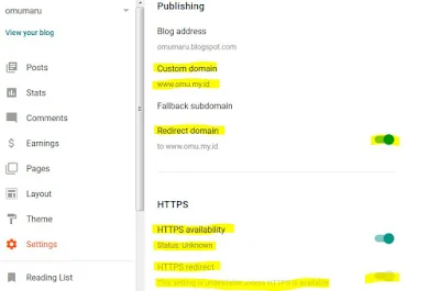 blogger naked domain  and https redirect