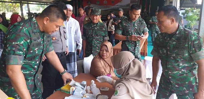 500 Warga Berobat Gratis Kegiatan Binter Terpadu 2019 Kodim Depok