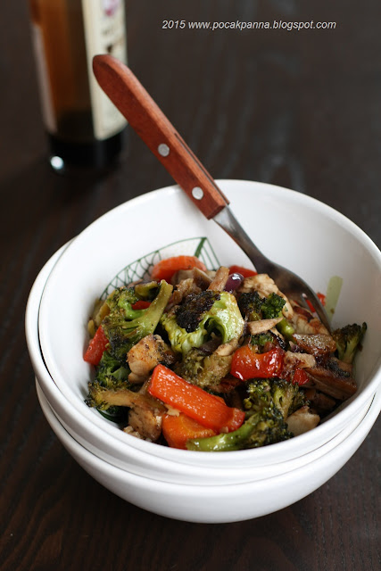 paleo gluténmentes stir-fry brokkolival