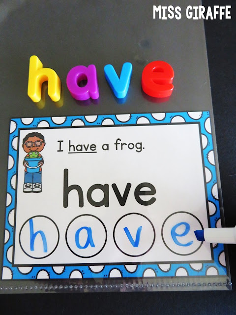 Writing sight words practice is so much fun with these sight word sentence cards... check out all the fun ways I use these!