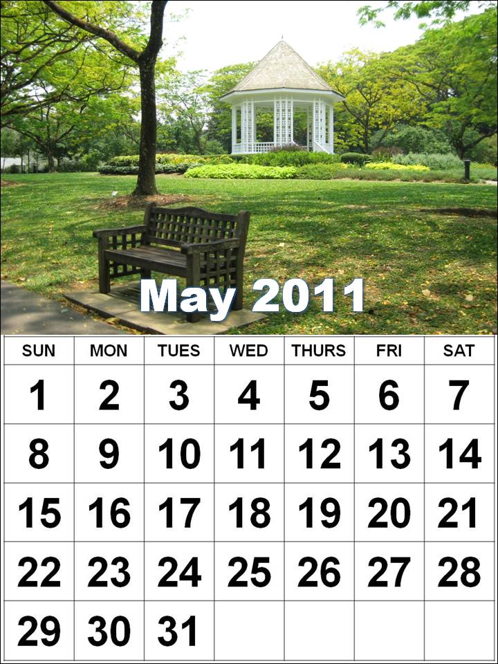 may 2011 calendar with holidays. may 2011 calendar canada with