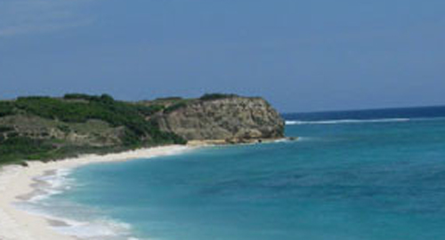 Pantai Kaliantan di Desa Pemongkong, Pulau Lombok - Indonesia