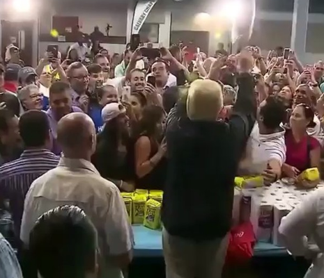Donald Trump throws toilet paper at Puerto Rico hurricane victims after telling govt officials that they have thrown the US budget out of wack