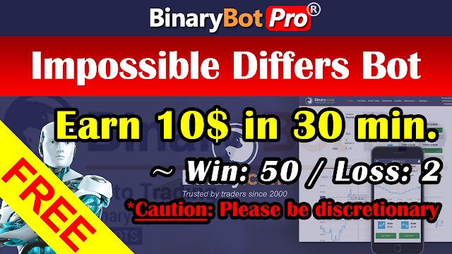 Impossible Differs Bot | Binary Bot | Free Download