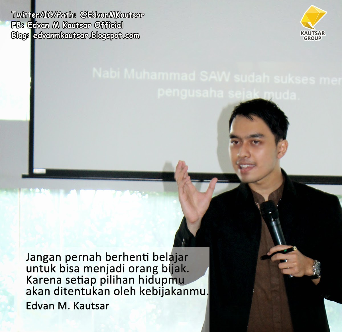 Edvan M Kautsar Motivator Muda Indonesia, Penulis 