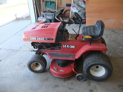 lawn chief riding mower, craigslist, 11hp, 11-36