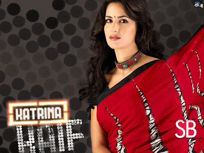 Katrina Kaif In Saree Wallpapers