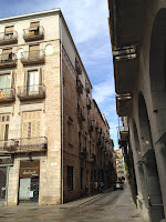 Dimoni Banyeta. Plaça del Vi. Llegendes. Girona.