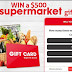 Get a $500 Supermarket Gift Card!