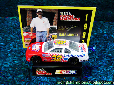 Dale Jarrett #32 White Rain Racing Champions 1/64 NASCAR diecast blog BGN Ned Gillette 