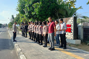 Subsatgas Preventif tetap Siaga: Amankan latihan Timnas Jepang  di Lapangan Banyuanya