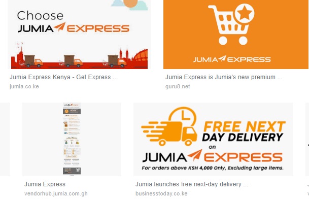 The Jumia Express Service is a premium service introduced by Jumia in order to compete with other online shopping malls