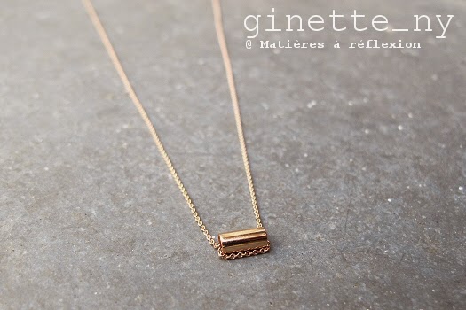 Nouvelle collection Ginette_NY collier mini-straw