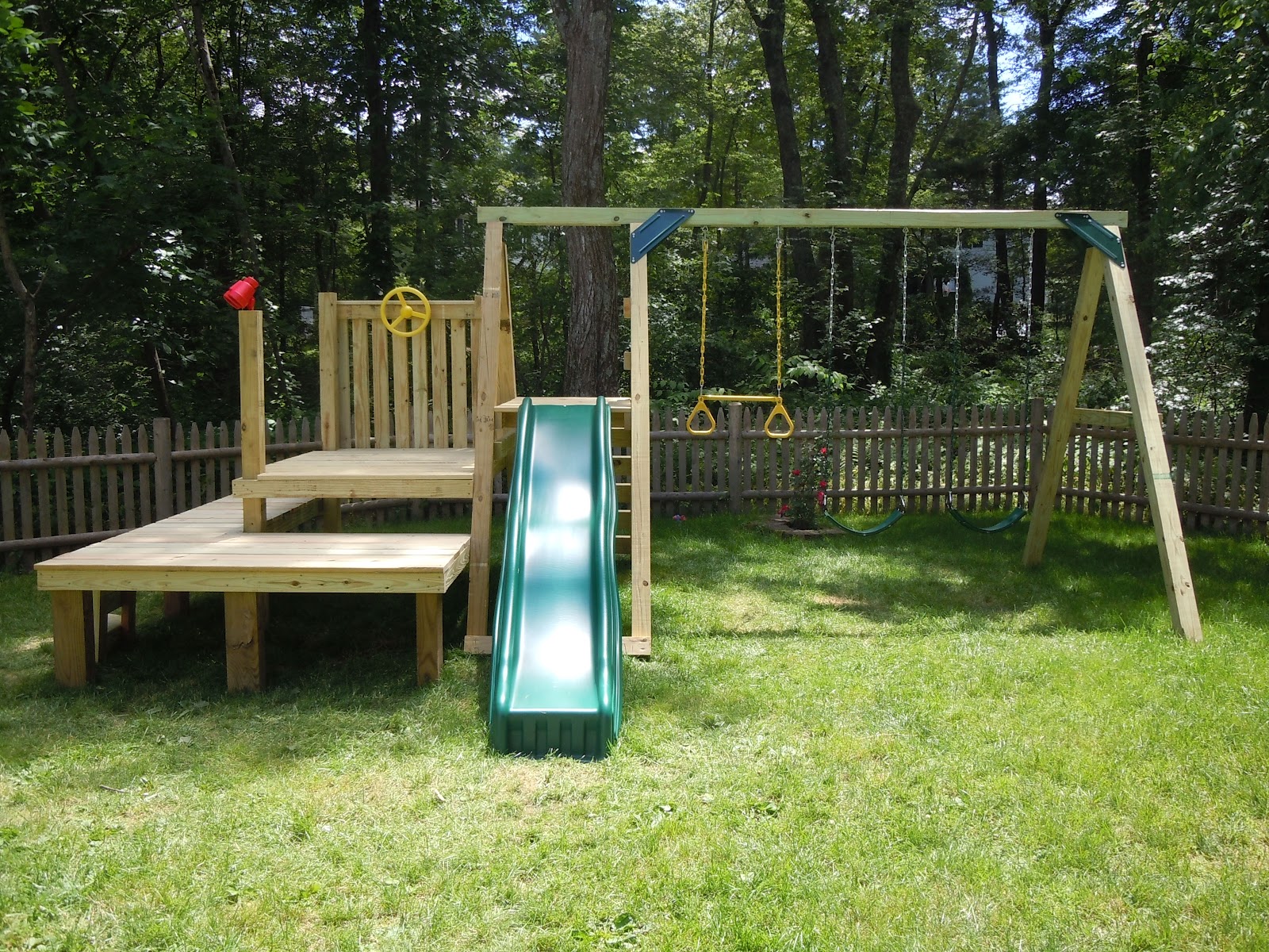 Dollops of Diane: Building Your Own Swing Set