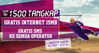 Paket Internet dan SMS 1500