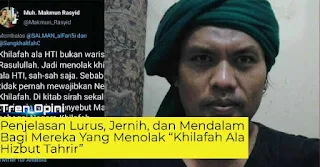 Penjelasan Lurus, Jernih, dan Mendalam Bagi Mereka Yang Menolak “Khilafah Ala Hizbut Tahrir”