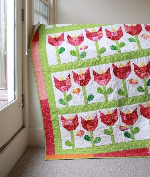 Download Quilt Patchwork Tulips-Pattern PDF