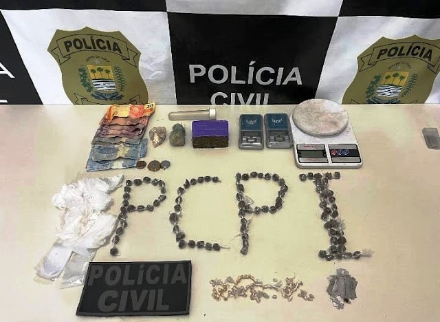 Polícia Civil do Piauí realiza prisão de homem em ponto de drogas em Buriti dos Lopes