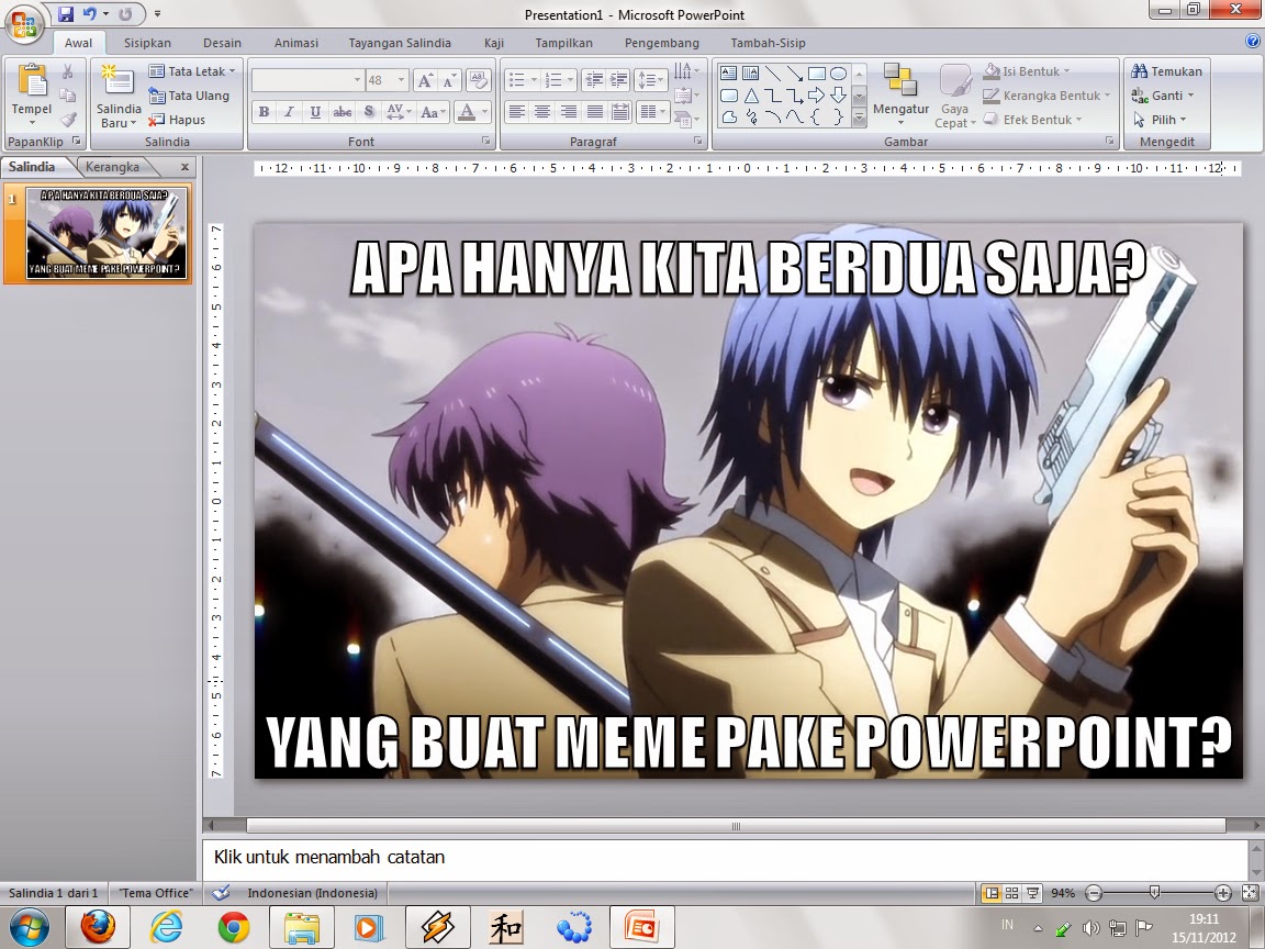 Meme Buatan Yuzuru Yang Di Repost Oleh Meme Anime Indonesia