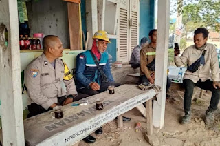 Door to Door System, Bhabinkamtibmas Polsek Ciwandan Polres Cilegon Dialogis ke Warga