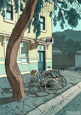 bicycles at the hotel