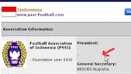 Nama Nurdin Halid tidak Tercantum di Situs AFF