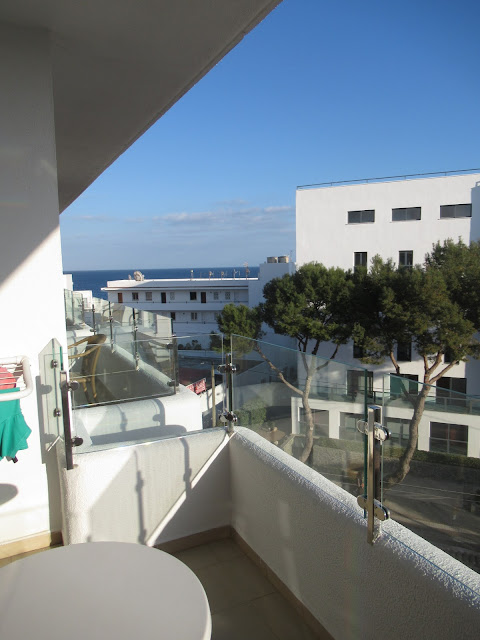 Ausblick vom Balkon Marins Playa Richtung Meer