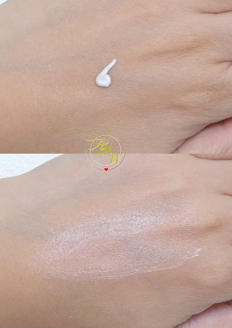a swatch photo of Cloud Cosmetics Milky Way Face Cream Illuminating Moisturizer Review