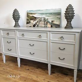 Vintage French style drawers - Pale Grey lilyfield life