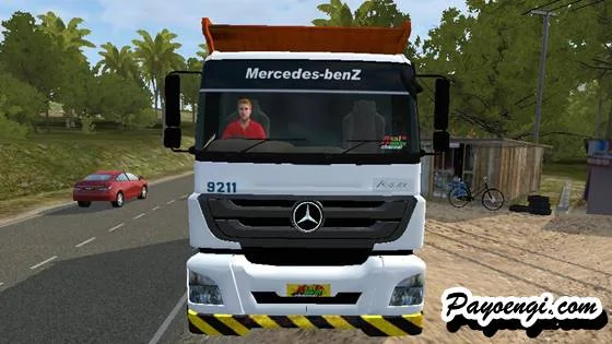 mod bussid truck mercy axor dump